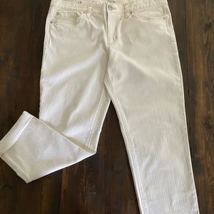 LOFT boyfriend crop denim jean